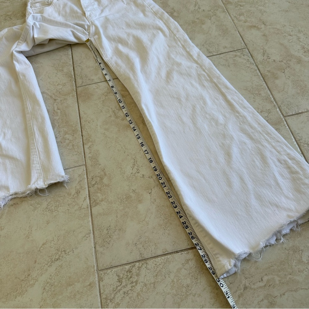 MOTHER DENIM White Tomcat Roller Chew Almost Innocent Size 27 - Picture 13 of 13